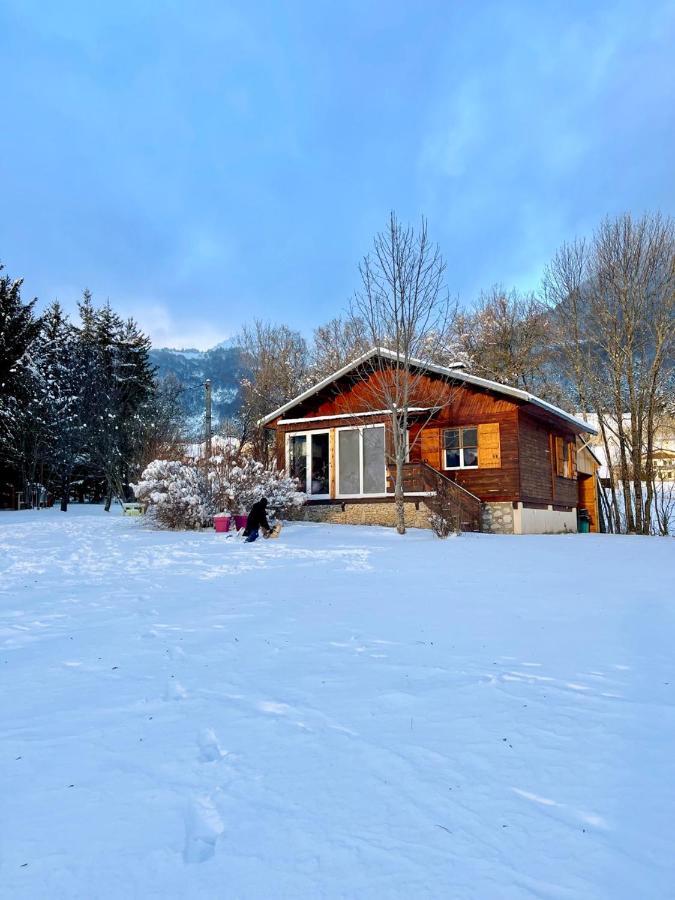 Chalet entier avec vue imprenable sur le village et la montagne Lus-la-Croix-Haute Extérieur photo