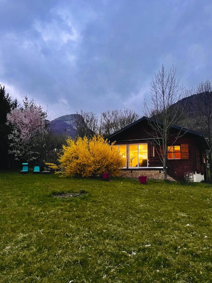 Chalet entier avec vue imprenable sur le village et la montagne Lus-la-Croix-Haute Extérieur photo