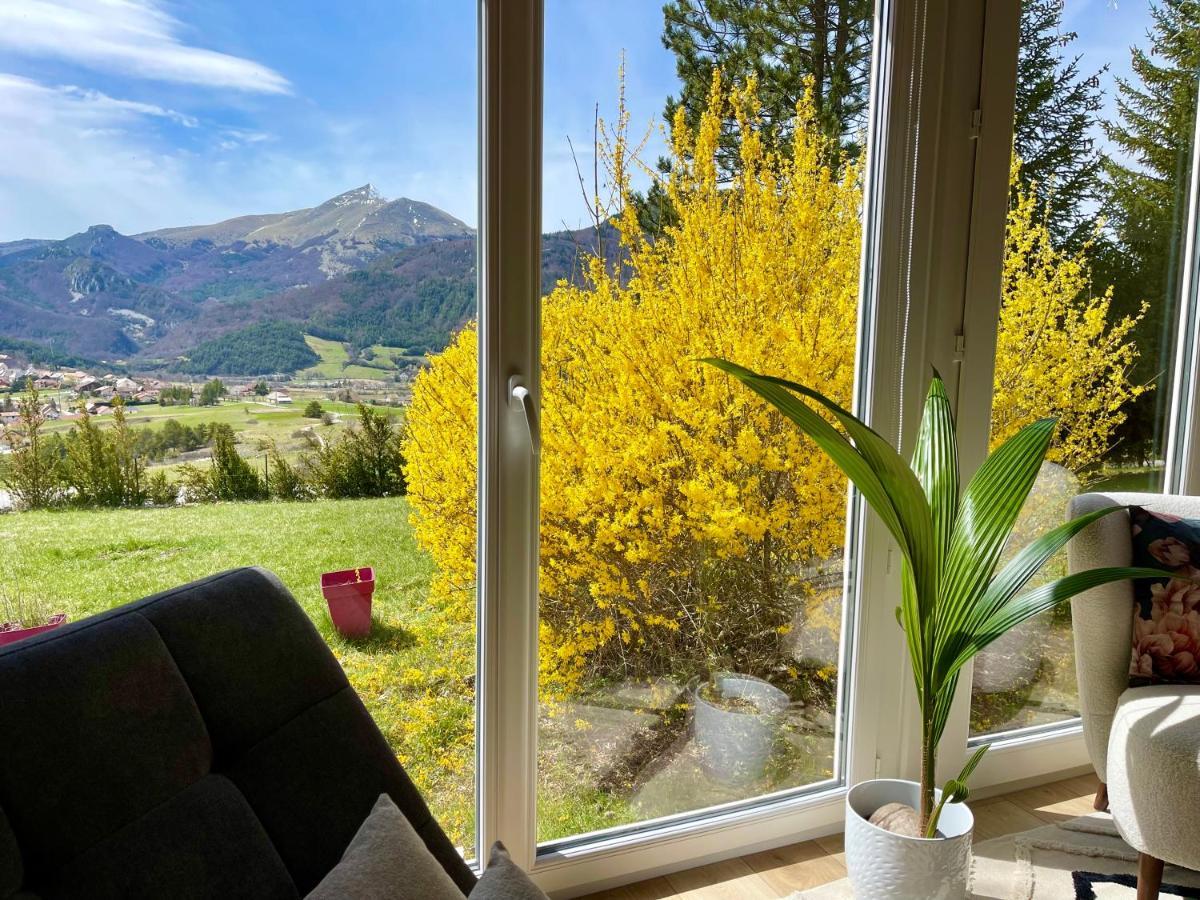 Chalet entier avec vue imprenable sur le village et la montagne Lus-la-Croix-Haute Extérieur photo